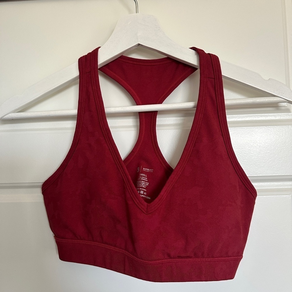 BuffBunny Deep Red Sports Bra